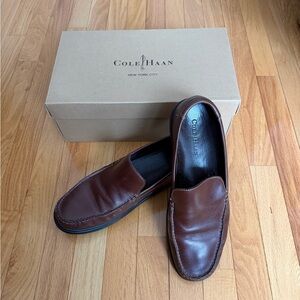 Cole Haan Men's Keating Venetian Chestnut Brown Loafers Size 11 1/2